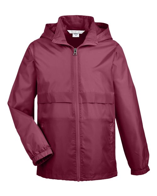 Load image into Gallery viewer, Team 365 TT73Y Youth Zone Protect Lightweight Jacket - Sport Maroon