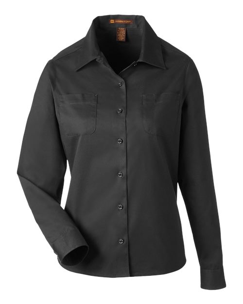 Load image into Gallery viewer, Harriton M585LW Women's Advantage IL Workshirt - Dark Charcoal
