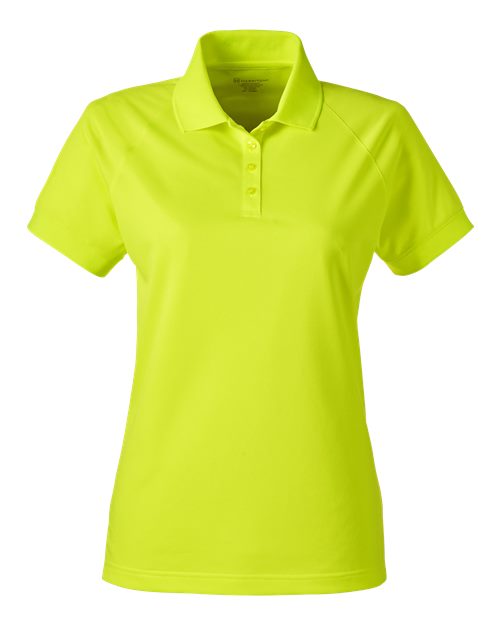 Load image into Gallery viewer, Harriton M208W Women's Charge Snag and Soil Protect Polo - Safety Yellow