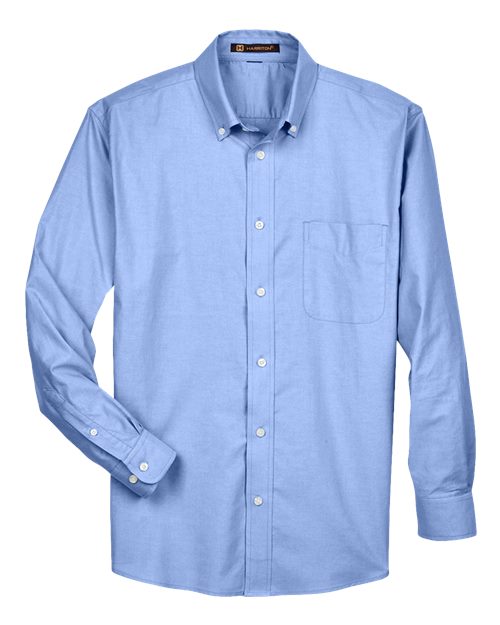 Load image into Gallery viewer, Harriton M600 Men's Oxford Shirt - Light Blue