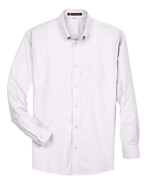 Load image into Gallery viewer, Harriton M600 Men's Oxford Shirt - White