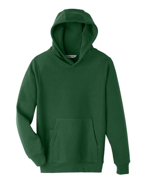 Load image into Gallery viewer, Team 365 TT96Y Youth Zone HydroSport™ Heavyweight Hooded Sweatshirt - Sport Dark Green