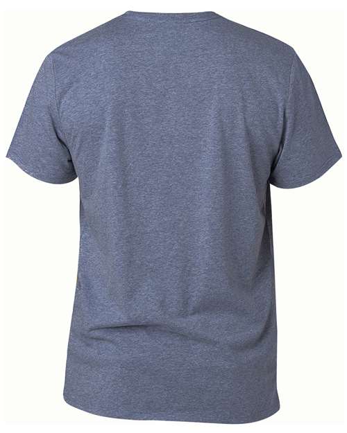 Load image into Gallery viewer, Threadfast Apparel 100A Unisex Ultimate CVC T-Shirt - Navy Heather