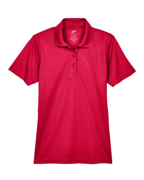 Load image into Gallery viewer, UltraClub 8210L Women's Cool & Dry Mesh Piqué Polo - Cardinal