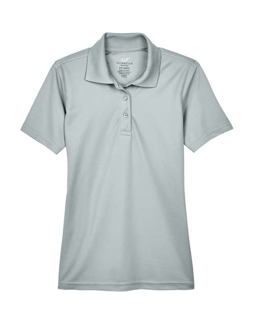Load image into Gallery viewer, UltraClub 8210L Women's Cool & Dry Mesh Piqué Polo - Silver