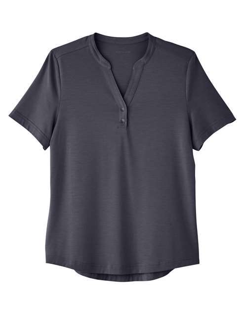 Load image into Gallery viewer, North End NE100W Women's JAQ Snap-Up Stretch Performance Polo - Carbon