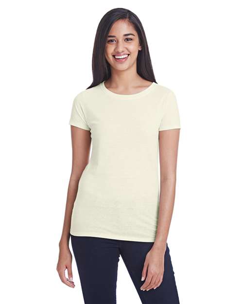 Load image into Gallery viewer, Threadfast Apparel 202A Women's Tri-Blend T-Shirt - Cream Triblend