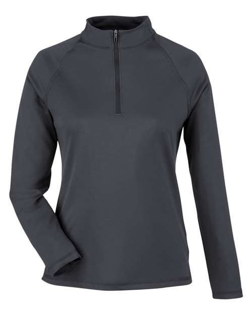 Load image into Gallery viewer, North End NE410W Women's Revive Coolcore® Quarter-Zip Pullover - Carbon