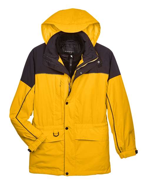 Load image into Gallery viewer, North End 88006 Men's 3-in-1 Two-Tone Parka - Sun Ray