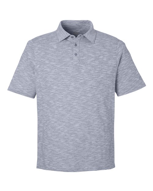 Load image into Gallery viewer, North End NE115 Men's Eclipse Jacquard Polo - Classic Navy Heather