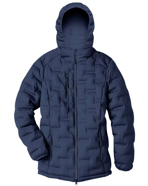 Load image into Gallery viewer, North End NE708W Women's UTK SubDown Loft Puffer Jacket - Classic Navy/ Carbon