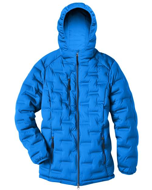 Load image into Gallery viewer, North End NE708W Women's UTK SubDown Loft Puffer Jacket - Olympic Blue/ Carbon