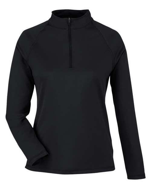 Load image into Gallery viewer, North End NE412W Women's Express Tech Performance Pique Quarter-Zip Pullover - Carbon