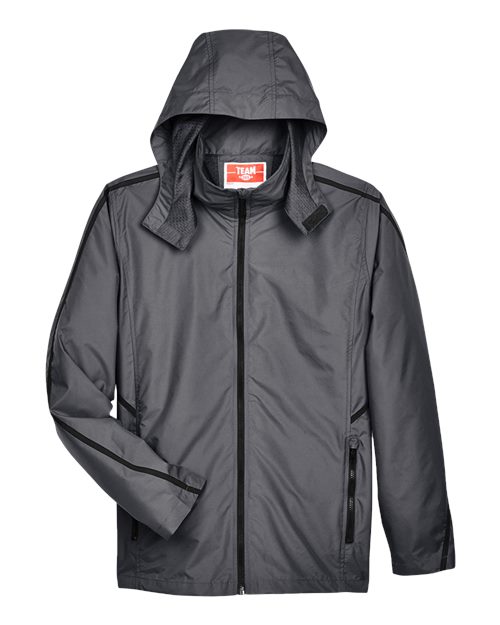 Load image into Gallery viewer, Team 365 TT70 Unisex Conquest Jacket with Mesh Lining - Sport Graphite
