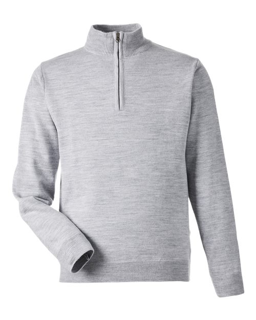 Load image into Gallery viewer, Harriton M421 Unisex Pilbloc™ Quarter-Zip Pullover Sweater - Grey Heather