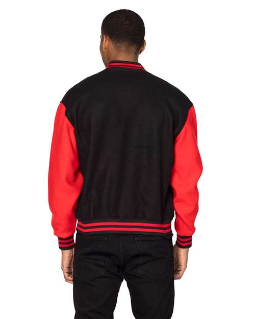 Load image into Gallery viewer, Threadfast Apparel 364J Unisex Legend Jacket - Black/ Red