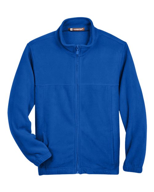 Load image into Gallery viewer, Harriton M990Y Youth Full-Zip Fleece - True Royal