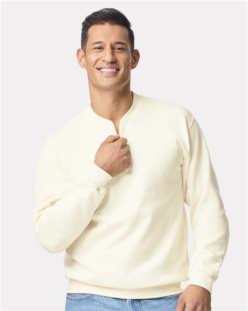 Load image into Gallery viewer, Unisex Softstyle® Midweight 1/4 Zip Sweatshirt — blank sweatshirt for DTF printing