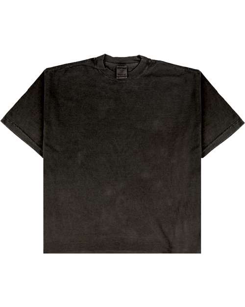 Load image into Gallery viewer, Unisex Max Heavyweight Garment-Dyed Drop Shoulder T-Shirt - Black