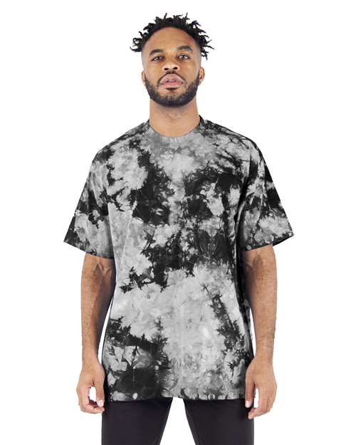 Load image into Gallery viewer, Unisex Max Heavyweight Tie-Dyed T-Shirt - Black/ White