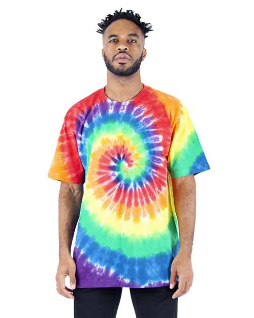 Load image into Gallery viewer, Unisex Max Heavyweight Tie-Dyed T-Shirt - Classic Rainbow