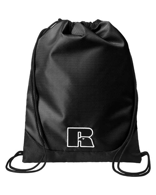 Load image into Gallery viewer, Russell Athletic UB84UCS Lay-Up Carrysack Drawstring Bag - Black