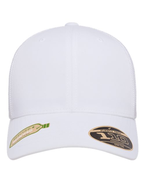 Load image into Gallery viewer, Flexfit 110R 110® Recycled Mesh Cap - White