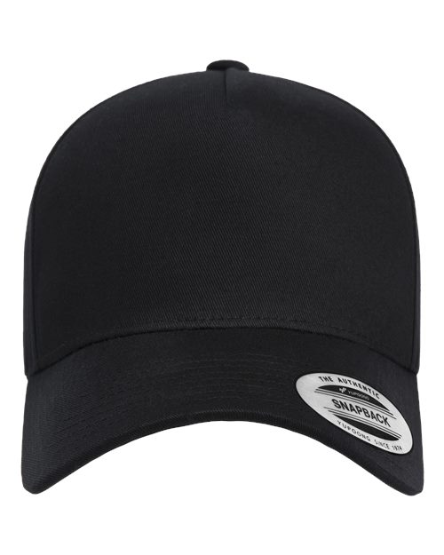 Load image into Gallery viewer, YP Classics 5079 Retro Cotton Blend Snapback Cap - Black