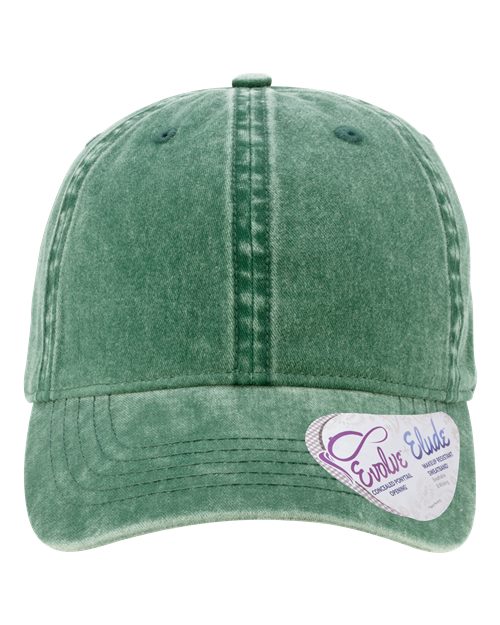 Load image into Gallery viewer, Infinity Her CASSIE Women's Pigment-Dyed with Fashion Undervisor Cap - Jade/ Daisy