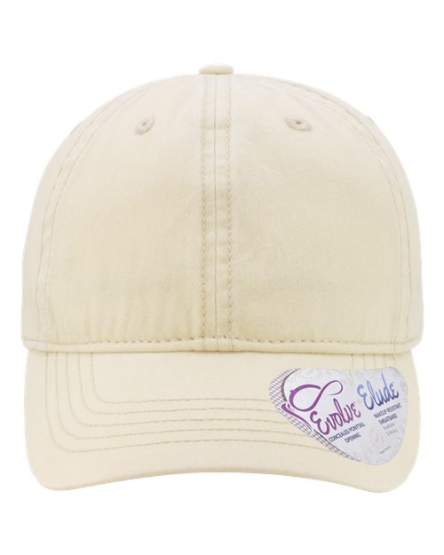 Load image into Gallery viewer, Infinity Her CASSIE Women's Pigment-Dyed with Fashion Undervisor Cap - Vanilla/ Longhorn