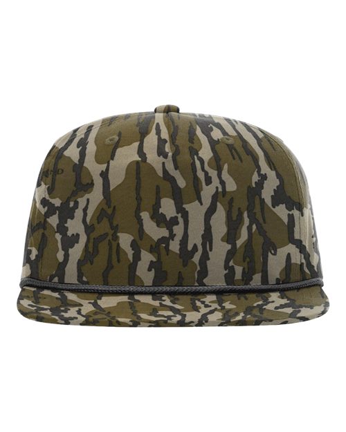 Load image into Gallery viewer, Richardson 256P Printed Umpqua Gramps Cap - Mossy Oak Bottomland/ Black
