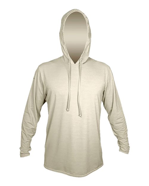 Load image into Gallery viewer, ANETIK MVLPRH8 Men's Low Pro Tech Hooded Long Sleeve T-Shirt - Stone Heathered