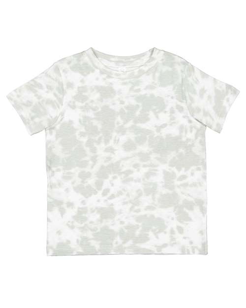 Load image into Gallery viewer, Toddler Fine Jersey Tee - Extended Colors - Haze Tie Dye