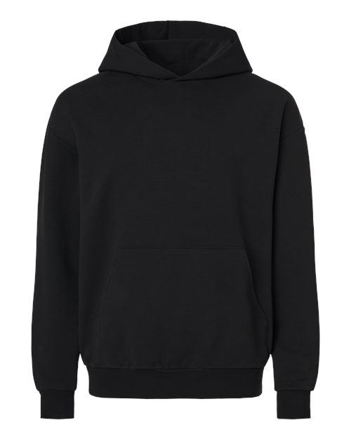 Load image into Gallery viewer, Lux Heavyweight Modal Hooded Sweatshirt - Black