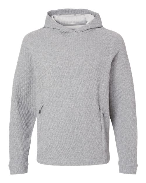 Load image into Gallery viewer, North End NE729 Men's Spirit Textured Hooded Pullover - Platinum Heather
