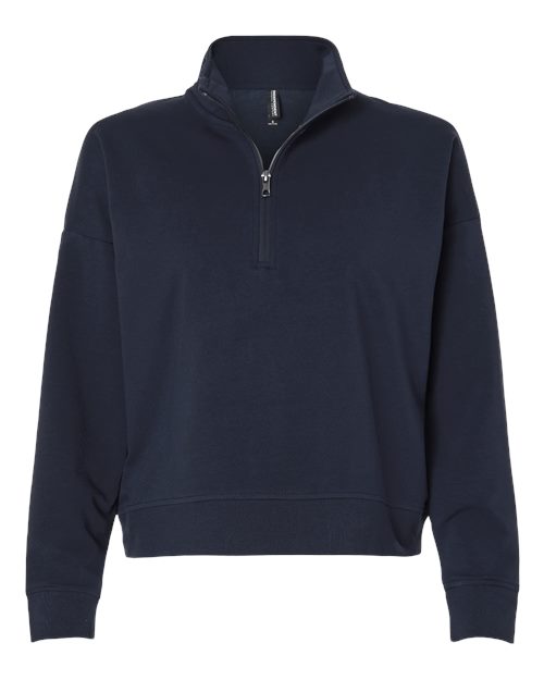 Load image into Gallery viewer, Women's Perform Quarter-Zip Pullover - Classic Navy