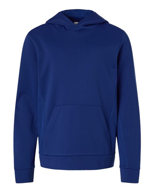 Load image into Gallery viewer, Team 365 TT400Y Youth Squad Hooded Tech Fleece Pullover - Sport Royal