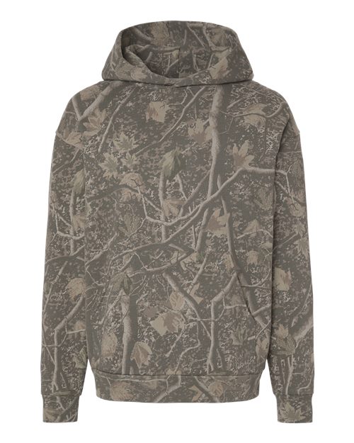 Load image into Gallery viewer, Unisex Boulevard Heavyweight Hooded Sweatshirt - Deadwood Tree Camo