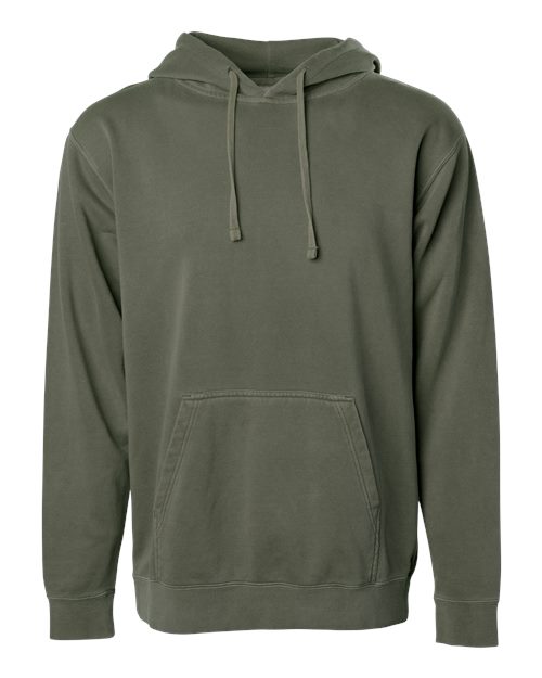 Load image into Gallery viewer, Unisex Midweight Pigment-Dyed Hooded Sweatshirt - Pigment Army