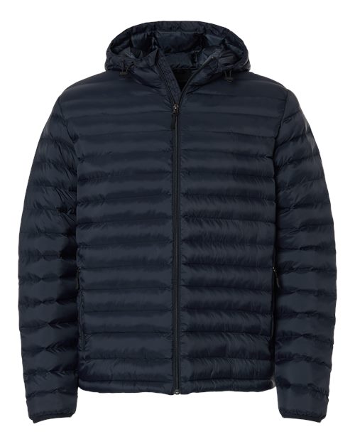 Load image into Gallery viewer, Weatherproof 26715 Men's Lightweight Poly-filled Hooded Puffer Jacket - Stormy Night