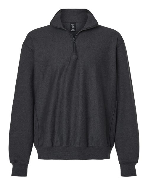 Load image into Gallery viewer, Men's Beefy® Sweats Premium Heavyweight Quarter-Zip Sweatshirt - Charcoal Heather