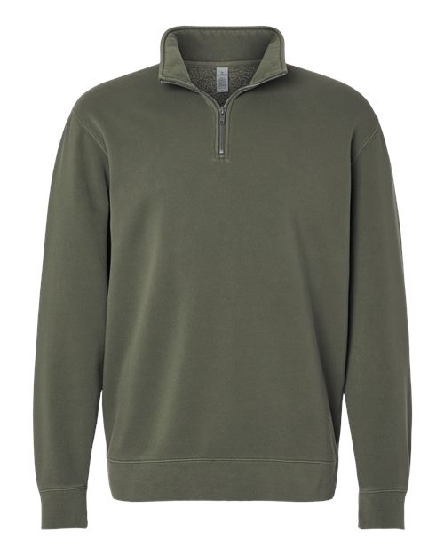 Load image into Gallery viewer, Unisex Pigment-Dyed Quarter-Zip Pullover - Pigment Army