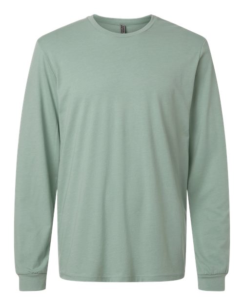 Load image into Gallery viewer, Unisex CVC Long Sleeve T-Shirt - Heather Seafoam