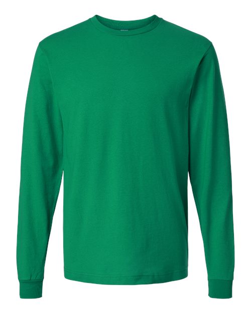 Load image into Gallery viewer, Unisex Fine Jersey Long Sleeve T-Shirt - Kelly Green