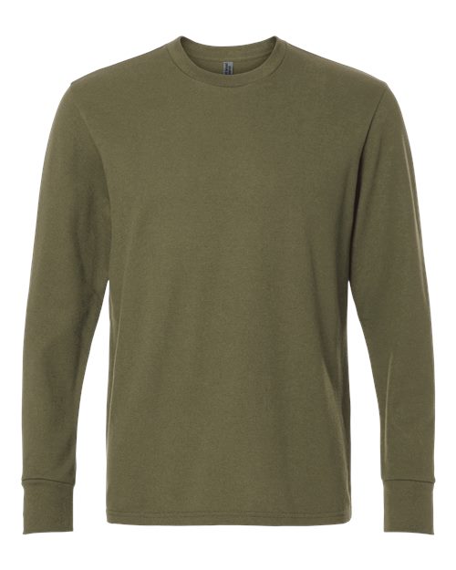 Load image into Gallery viewer, Unisex Ideal Thermal Long Sleeve T-Shirt - Military Green