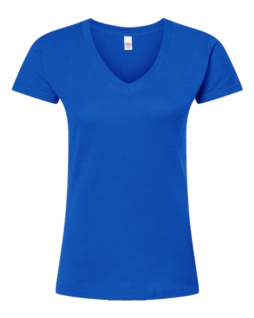 Load image into Gallery viewer, Women's Fine Jersey V-Neck T-Shirt - Royal