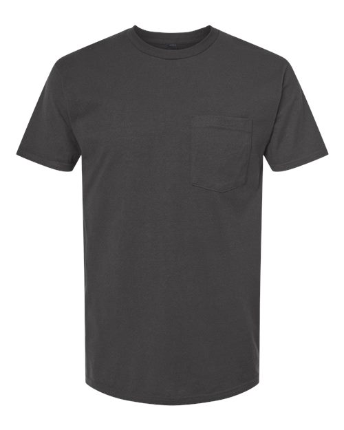 Load image into Gallery viewer, Unisex Heavyweight Jersey Pocket T-Shirt - Charcoal