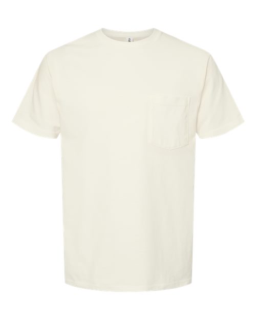 Load image into Gallery viewer, Unisex Heavyweight Jersey Pocket T-Shirt - Natural