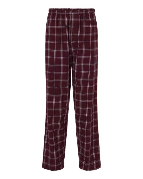 Load image into Gallery viewer, Boxercraft BM6624 Men's Harley Flannel Pants - Varsity Maroon Oxford Plaid