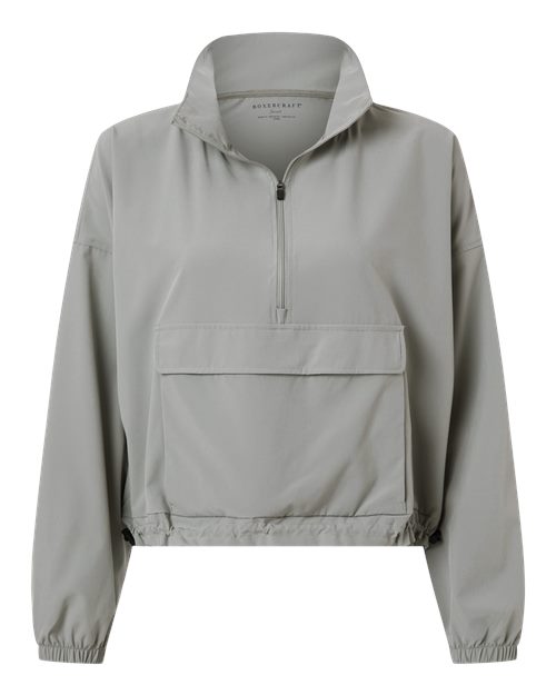 Load image into Gallery viewer, Boxercraft BW5204 Women's Stretch Woven Quarter-Zip Pullover - Oxford